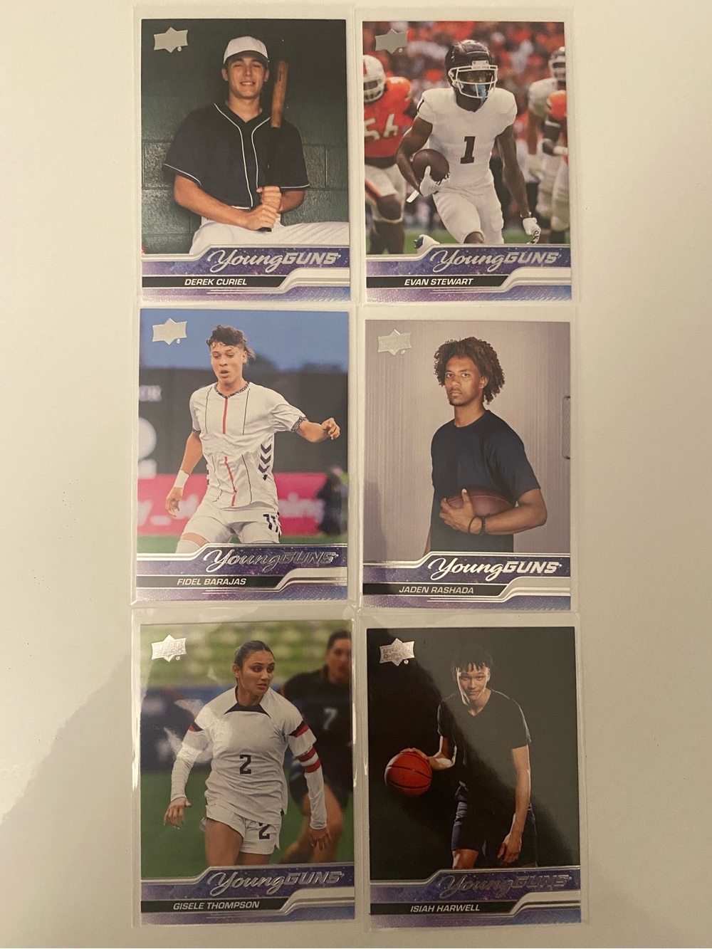 2024 Upper Deck Goodwin Champions Young Guns Lot (6 Cards)